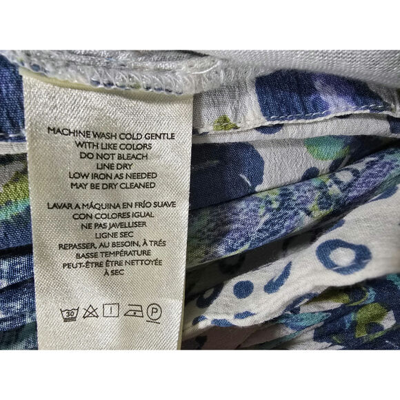 💙 Free People Paradise Jumpsuit – Blue & White – Size Large - Picture 7 of 15